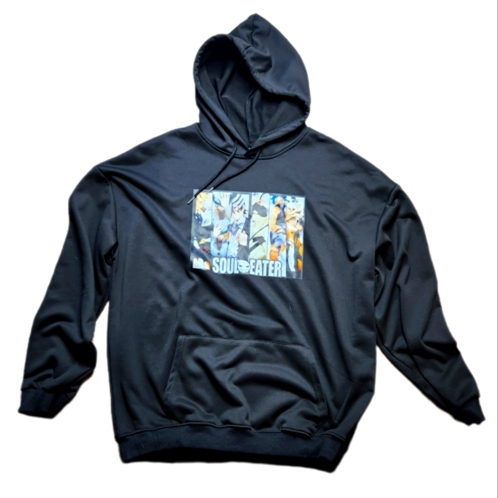 NWOT SOUL EATER Black Hoodie Size 4XL (Fits smaller)